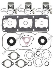 1993 Polaris XLT Special 580 SPI Pistons Bearings Gaskets Crank Seals Std 64mm picture