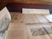 Antique Map Lot 1888 Hawaiian Islands U.S. Survey Maps & Prints All Original picture