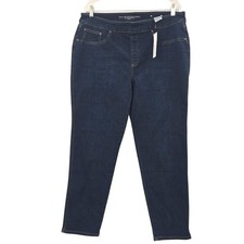 Chico's Women's Pull-on Ankle Jegging Blue Size 14R picture