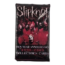 Sealed New Pack of Slipknot Collector’s Cards Ten Year Anniversary 1999-2009 picture