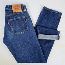 VTG 2001 Levi's 501xx Jeans STF Mens 33x36 (31x33) Made in USA Y2K 501 0000 picture