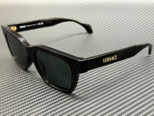 VERSACE VE4486 GB1 87 Black Grey Men's 52 mm Sunglasses picture