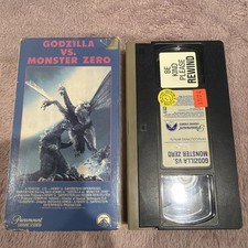 Godzilla vs Monster Zero VHS Paramount 1966 Ghidorah Rodan Sci-Fi Monster Tape picture