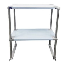NSF 24 in Stainless Steel Table Double Deck Overshelf picture
