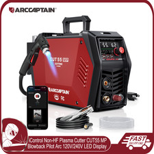 ARCCAPTAIN iControl Non-HF Plasma Cutter CUT55 MP Pilot Arc Blowback APP Control picture