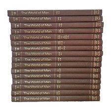 The World of Man 1969 Complete 16 Vol Set Webster's Geographical Guide Hardcover picture