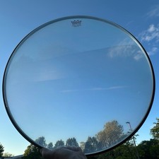 Remo Weather King 24 Inch Clear Bass Drum Head NOS Vintage Made in USA Original picture