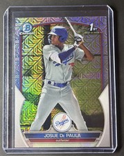 2023 Bowman Chrome 1st Chrome Jose De Paula Mojo Refractor #BCP-111 Dodgers picture