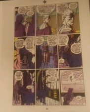 The Watchmen Comic Art Page Graphic Novel Proof page 3M picture