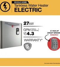 Rheem Performance RETEX-27 Electric Tankless Water Heater 27kW 5.27 GPM 240-Volt picture