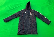 Vintage Adidas AC Milan Men's Full Zip Hooded Jacket Size M. picture