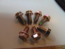 5/16-18 X 3/4 Thread Cutting Screw bolt Hex Flange Steel Self Tap (100 pieces) picture