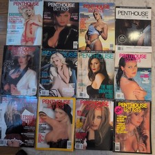 Penthouse Letters lot of 12 magazines Vintage Rare picture