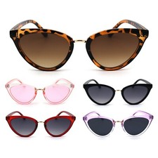 Womens Elegant 20s Gothic Cat Eye Mod Sunglasses picture