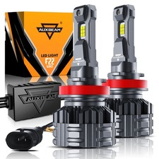AUXBEAM Canbus H11 H9 H8 LED Headlight Bulbs Low Beam 110W 30000LM 6500K White picture
