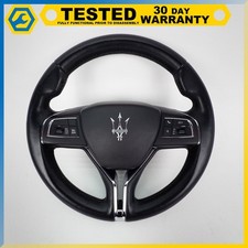 14-17 MASERATI QUATTROPORTE GHIBLI STEERING WHEEL ASSEMBLY OEM picture