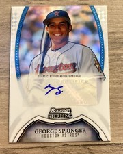 2011 Bowman Sterling Prospect Auto George Springer Refractor 34/199 BSP-GS picture