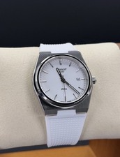 New Tissot PRX 40MM Quartz White Dial Rubber Men's Watch T1374101701100 picture
