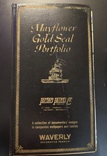 Vintage Schumacher Waverly Mayflower Gold Seal Portfolio Wallpaper Book 1960’s picture