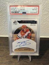 2025-26 Upper Deck SP Authentic Future Watch RC Auto /999 Sennecke Ducks #170 picture