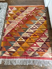 Vintage Moroccan Berber Kilim Rug Flatweave  55x40