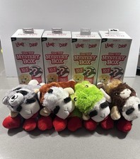 Lot of 4 Lamb Chop Mystery Boxes Wild Style First Edition Plush Dog Toy 10.5” picture
