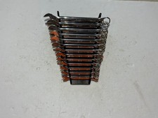 Rare S-K tools 13 pc SuperKrome metric wrench set 7mm-19mm 6pt USA made picture
