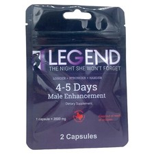 Legends 3500mg Herbal Supplement 4 Pills authentic picture