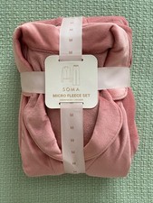 Soma Women's Medium Ultra-soft Microfleece Notch Collar PJ Set Antique Pink New picture