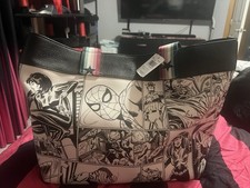 Coach x Marvel ***Limited Edition*** Comic Book Print Jes Tote Handbag New picture