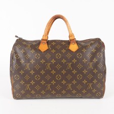 Authentic Louis Vuitton Monogram Speedy 35 Hand bag M41524 vintage 06E054180015 picture