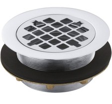NEW Sealed Kohler K-9132-CP Round shower drain, gasket included picture