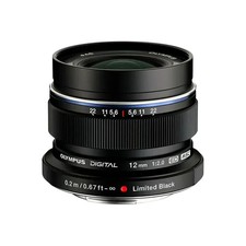 Reconditioned Olympus M.Zuiko Digital 12mm f/2.0 ED Prime Lens - Black picture