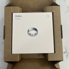 OURA Ring 4 Size 9 Silver NEW IN BOX picture