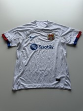 NIKE FC BARCELONA 2023/24 STADIUM AWAY MEN'S DRI-FIT SOCCER JERSEY DX2686-101 picture