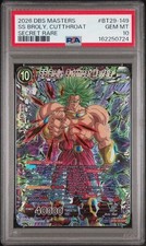 2026 Dragon Ball Super Masters SS Broly Cutthroat Secret Rare #BT29-149 PSA 10 picture