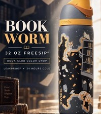 Owala Color Drop Book Club 32oz FreeSip Limited Edition Water Bottle NEW picture