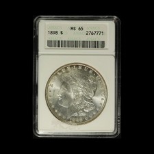 1898 $1 Morgan Silver Dollar ANACS-  USA picture