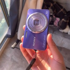 Sony Cyber-shot DSC-W570 16.1MP Digital Camera 25mm Wide Zoom 720p HD Purple  picture