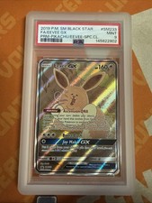 Pokemon 2019 Eevee GX SM233 Full Art SM Black Star Promo PSA 9 picture