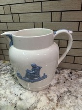 Vintage Wedgwood Embossed Queen's Ware Jug Pitcher A Mother's Love 5 1/2