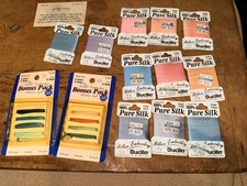 Bucilla Vintage 100% Pure Silk Ribbon Embroidery Lot of 16 Multicolor- 13 NEW picture