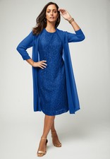 Jessica London Women's Plus Size 2-Piece Lace Jacket Dress picture