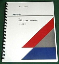Tektronix P7260 User Manual: Comb Bound & Protective Covers picture