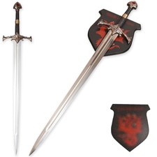 Targaryen‑Style Metal Display Sword With Plaque, Aegon‑the‑Conqueror Inspired. picture