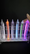 Rare gas luminescent display set, helium, neon, argon, krypton, xenon ine picture