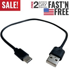 Short USB Type-C to USB Fast Data Charger Cable High Speed Data 3X Travel Cord picture