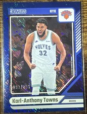 2024-25 Panini Donruss Karl-Anthony Towns #8 Storm /299 Knicks picture