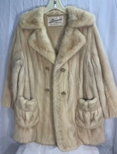 Vintage Willmann’s Furriers EMBA Natural Pale Rose Mink Coat Royalta Rare Qualit picture