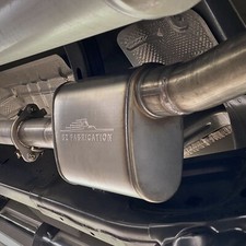 B2 Fabrication Moderate Retrofit Muffler for the 2019-2024  Ram 1500 W/Hemi picture